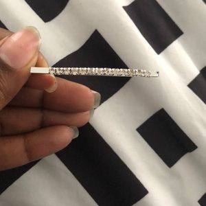 Single Bar Rhinestone Hair Clip